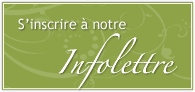 S&rsquo;inscrire &agrave; notre infolettre